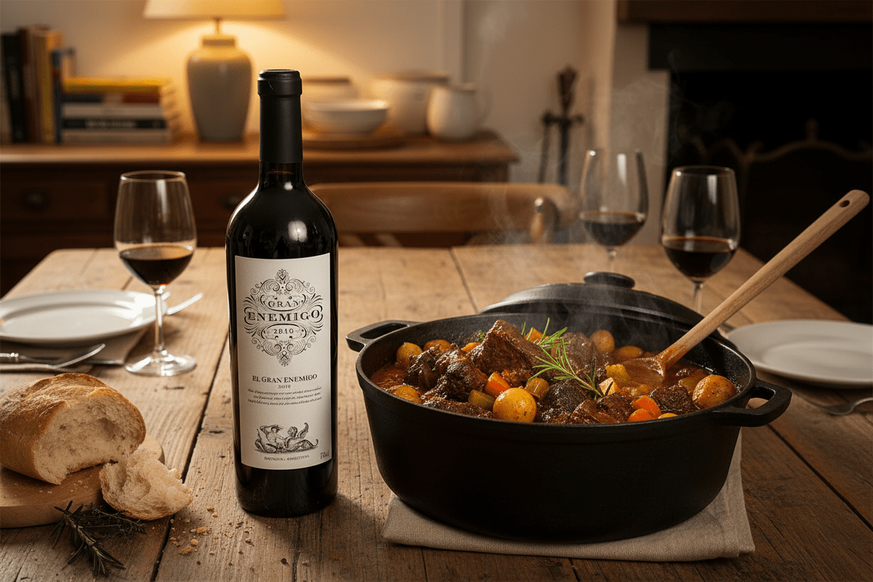 Vino tinto 750 ml el gran enemigo blend 2018 - Vino Argentino - La Cava