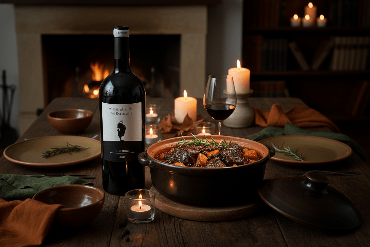 Vino tinto alessandro dal borro magnum 2018 Italia - La Cava