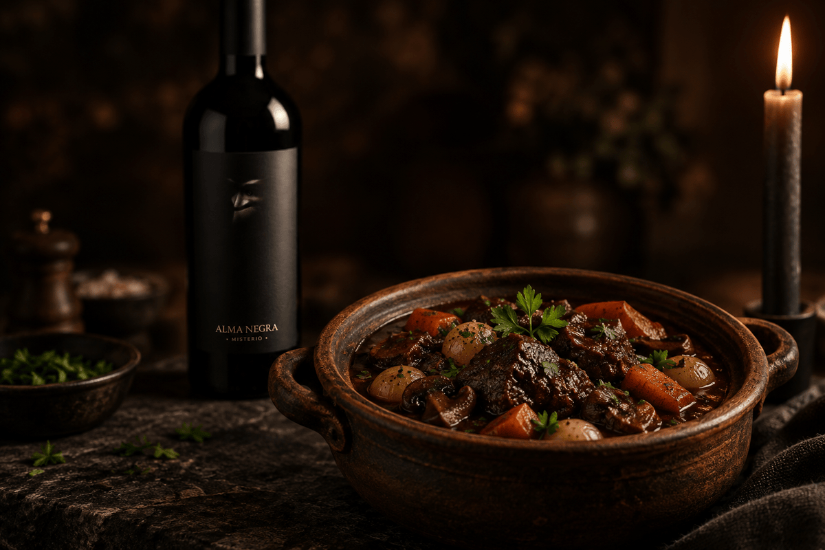 Vino Tinto Alma Negra Misterio 2016 - La Cava
