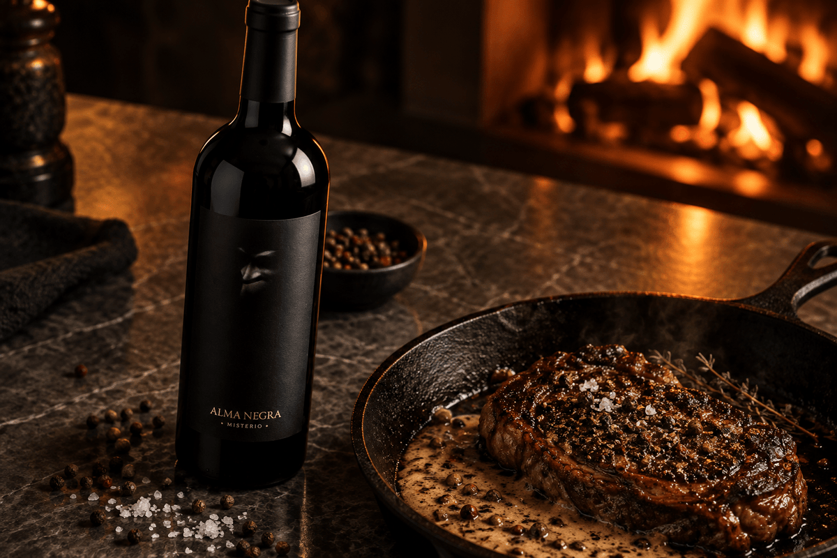 Vino Tinto Alma Negra Misterio 2016 - La Cava