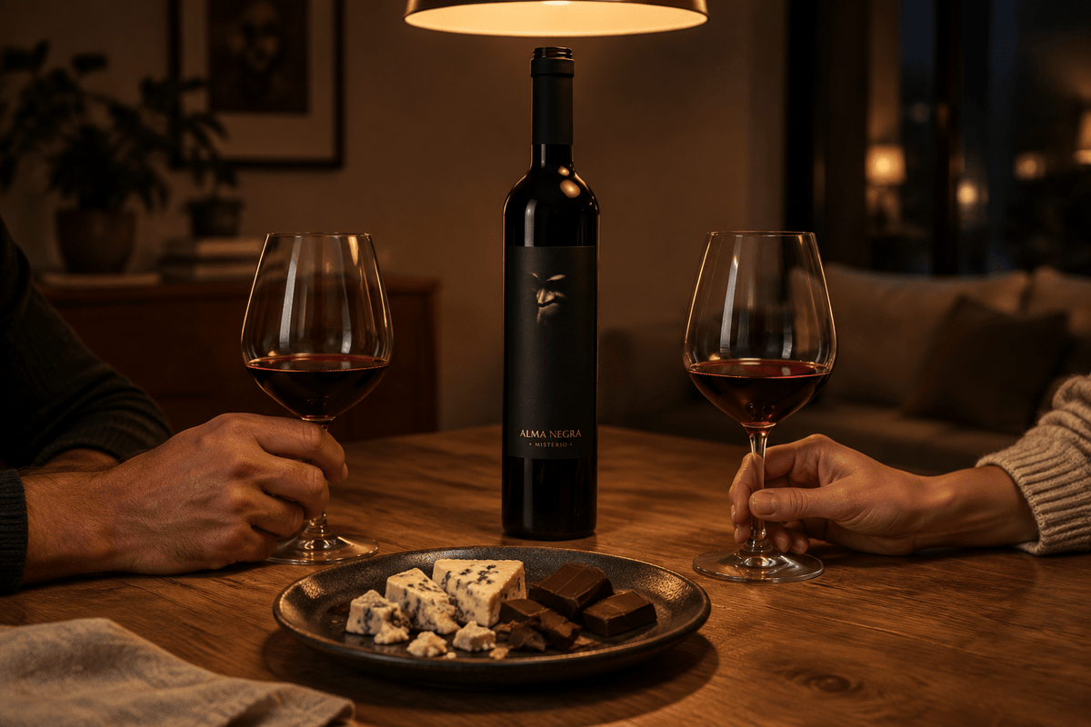Vino Tinto Alma Negra Misterio Tubes 2017 - La Cava