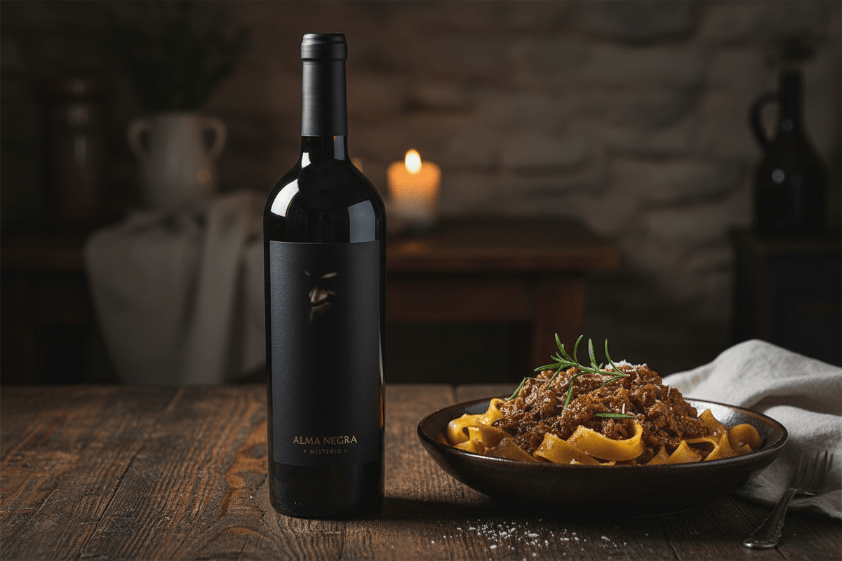 Vino Tinto Alma Negra Misterio Tubes 500ml 2017 - Vino Argentino - La Cava