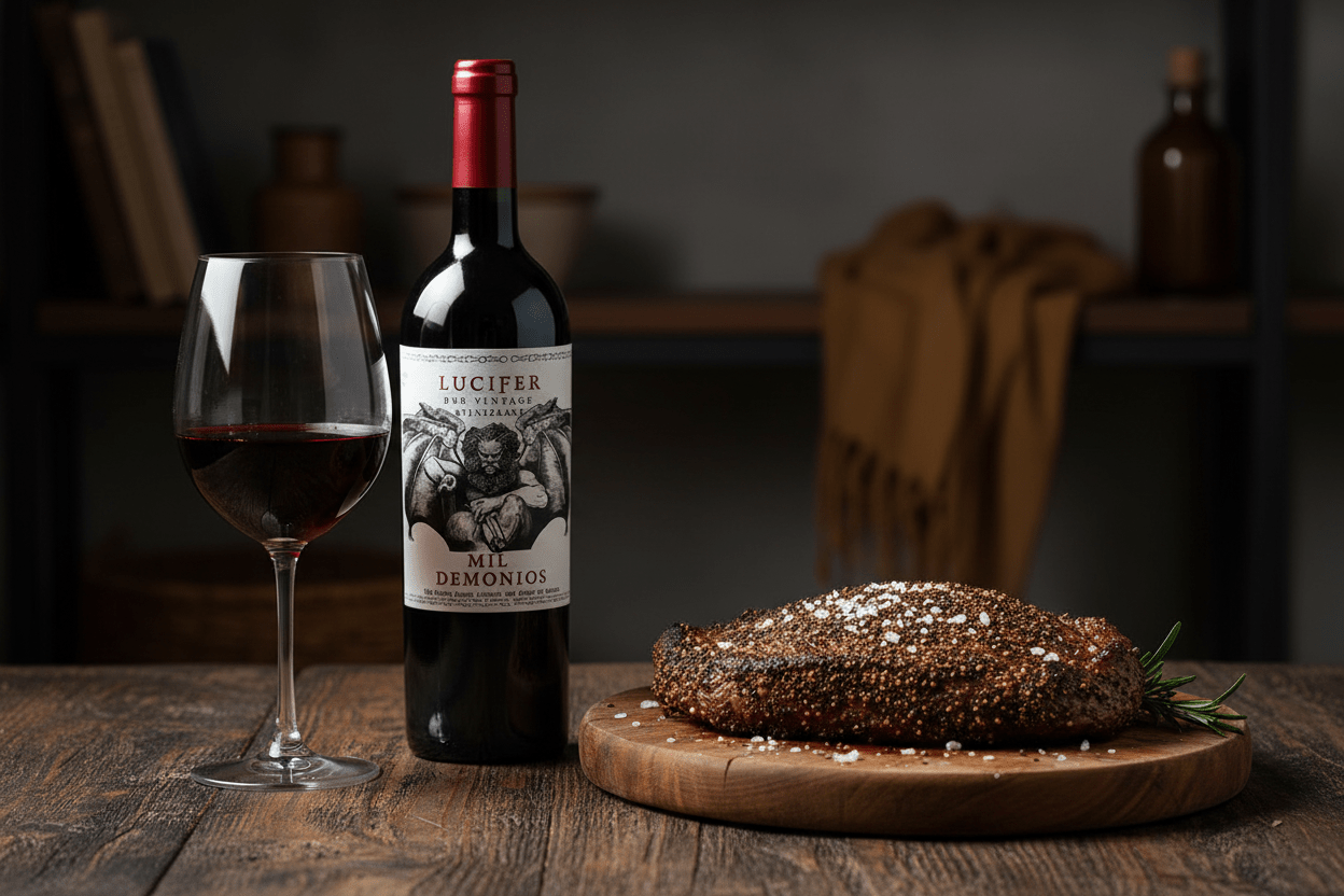 Vino Tinto Argentino Lucifer (Blend Desconocido) 750ml 2023 - La Cava