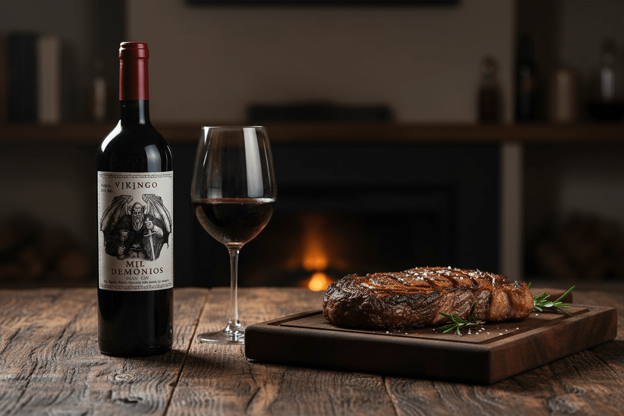 Vino Tinto Argentino Vikingo Blend 750ml 2021 - La Cava