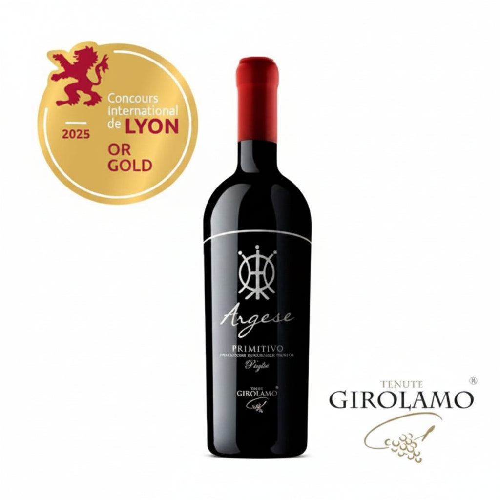 Vino tinto argese uva primitivo italia 750ml - La Cava