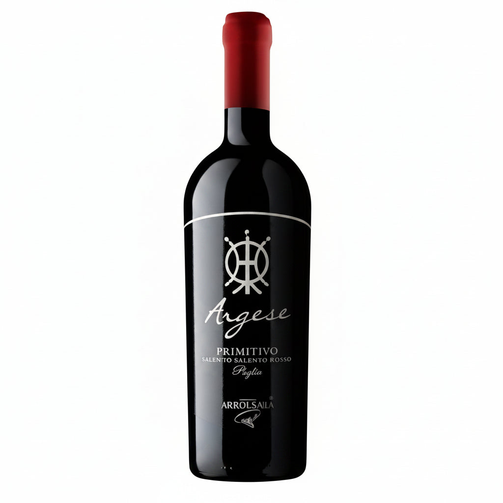 Vino tinto argese uva primitivo italia 750ml - La Cava
