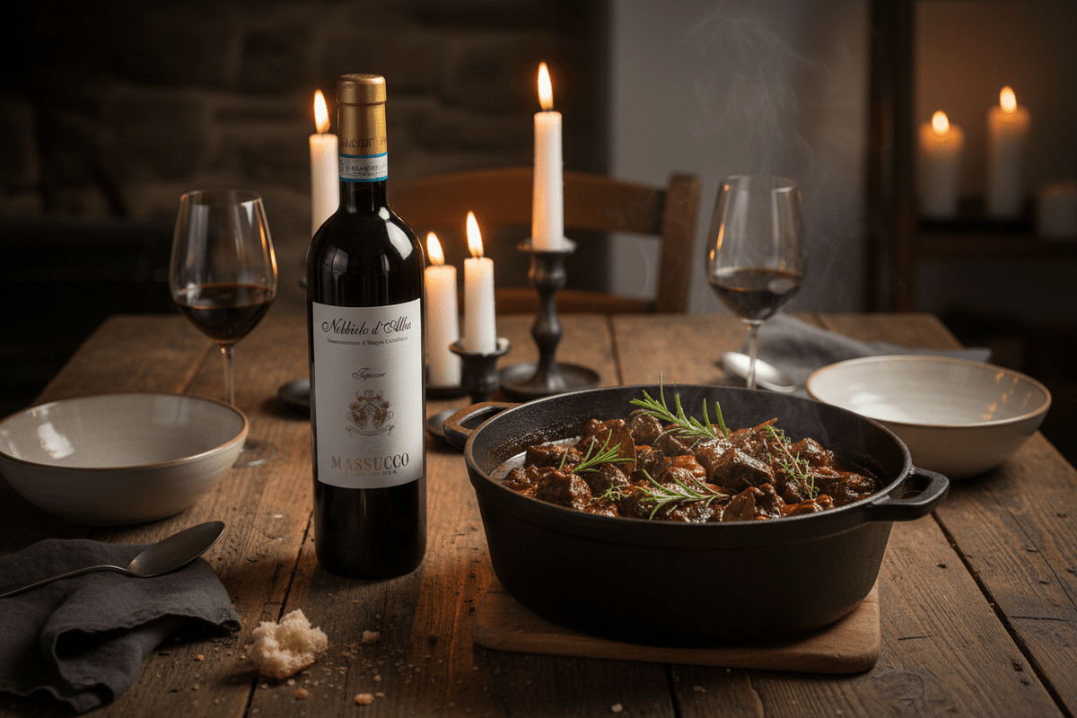 Vino Tinto Azienda Massucco Nebbiolo D´alba Superiore - Vino de Italia - La Cava
