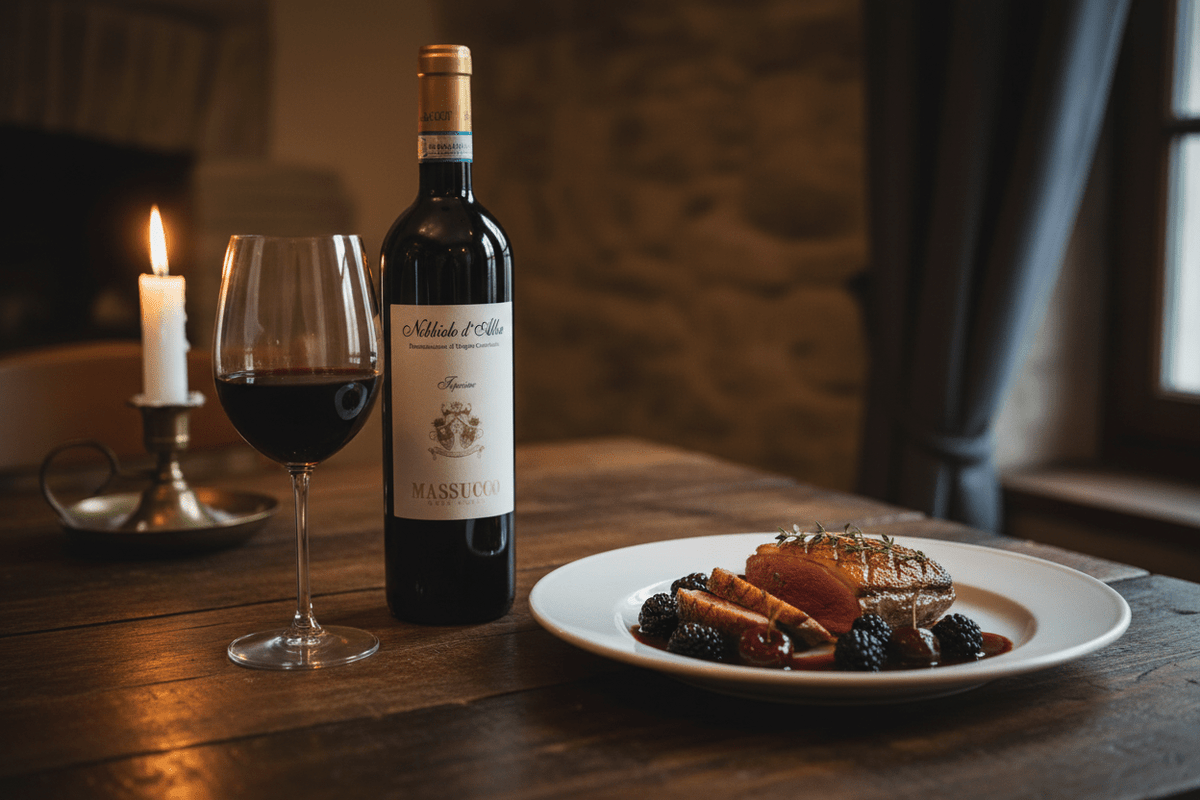 Vino Tinto Azienda Massucco Nebbiolo D´alba Superiore - Vino de Italia - La Cava