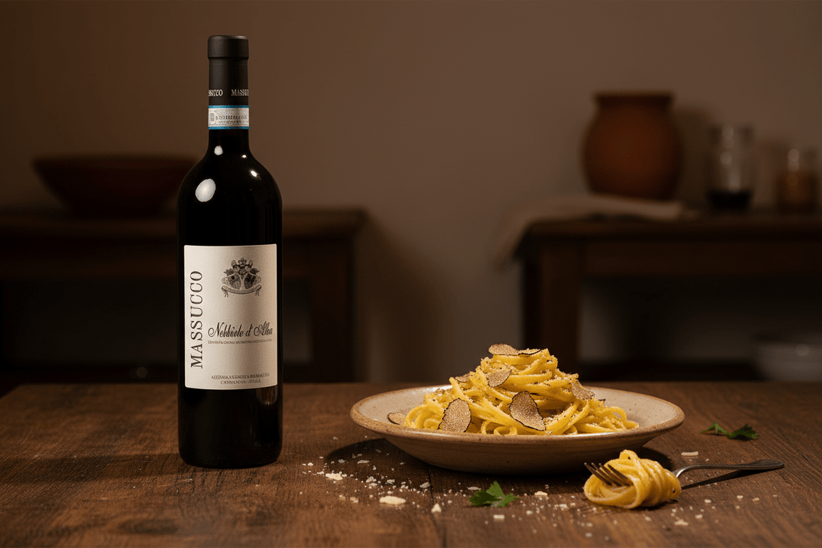 Vino Tinto Azienda Massucco Nebbiolo D´alba - Vino de Italia - La Cava