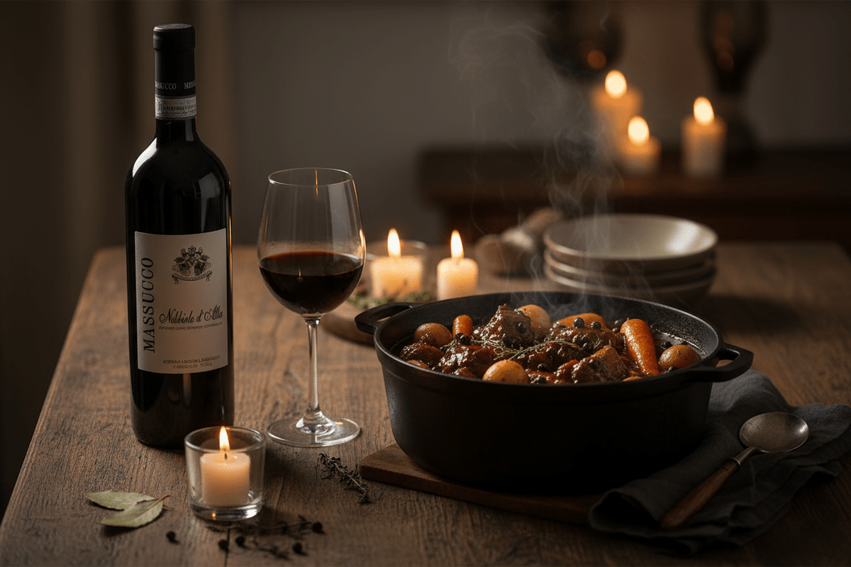 Vino Tinto Azienda Massucco Nebbiolo D´alba - Vino de Italia - La Cava