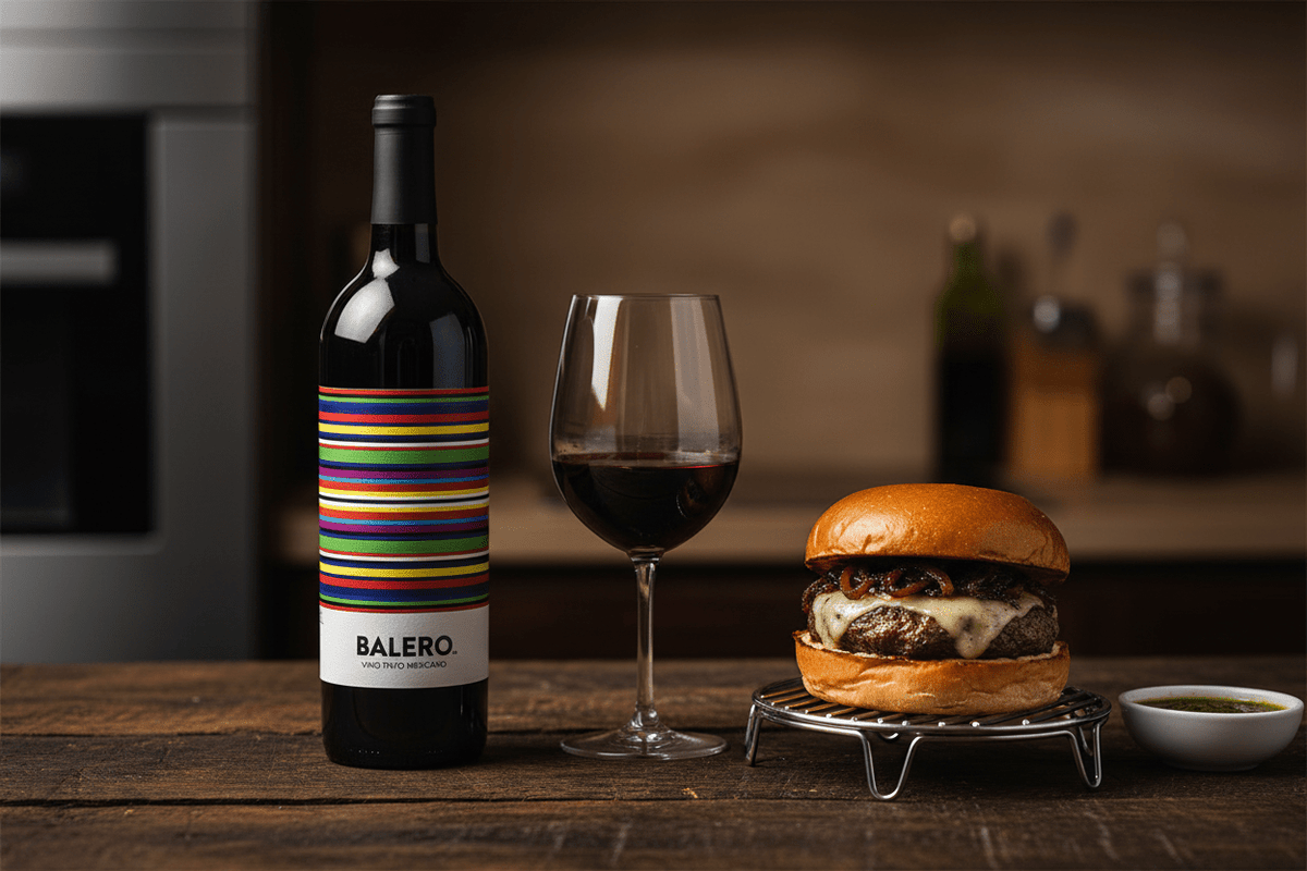 Vino Tinto Balero Cabernet Merlot 375ml México - Vino Mexicano - La Cava