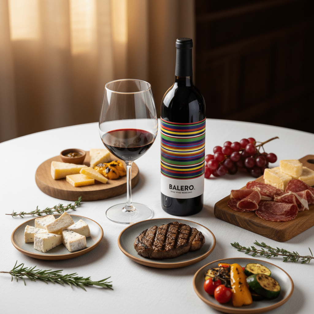Vino Tinto Balero Cabernet Merlot 375ml México - Vino Mexicano - La Cava