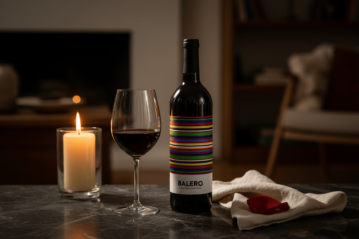 Vino Tinto Balero Cabernet Merlot 375ml México - Vino Mexicano - La Cava
