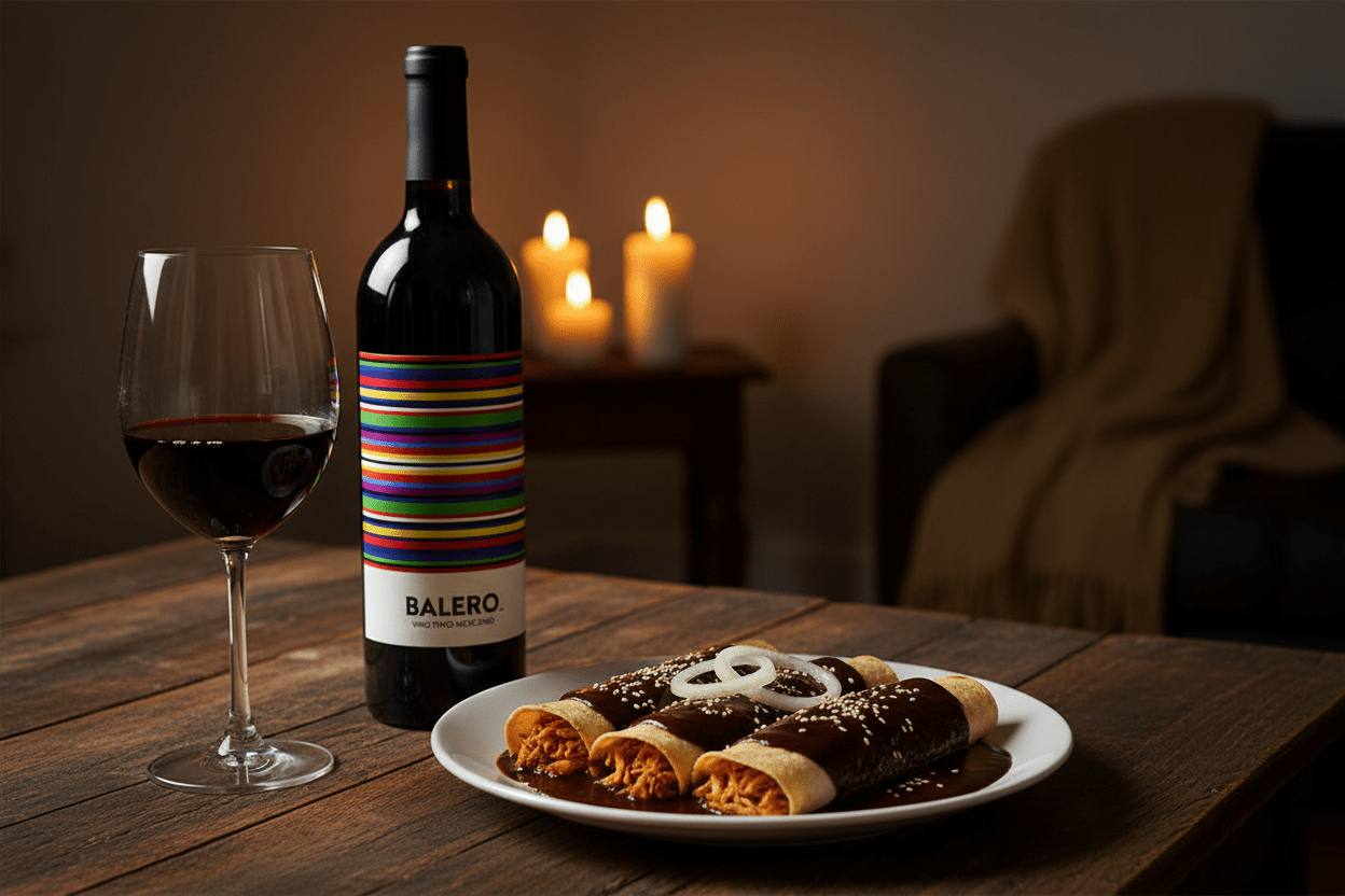 Vino Tinto Balero Cabernet Merlot Syrah 750ml México - Vino Mexicano - La Cava