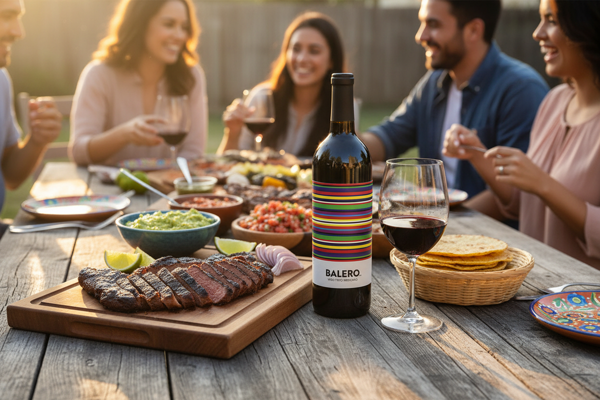 Vino Tinto Balero Cabernet Merlot Syrah 750ml México - Vino Mexicano - La Cava