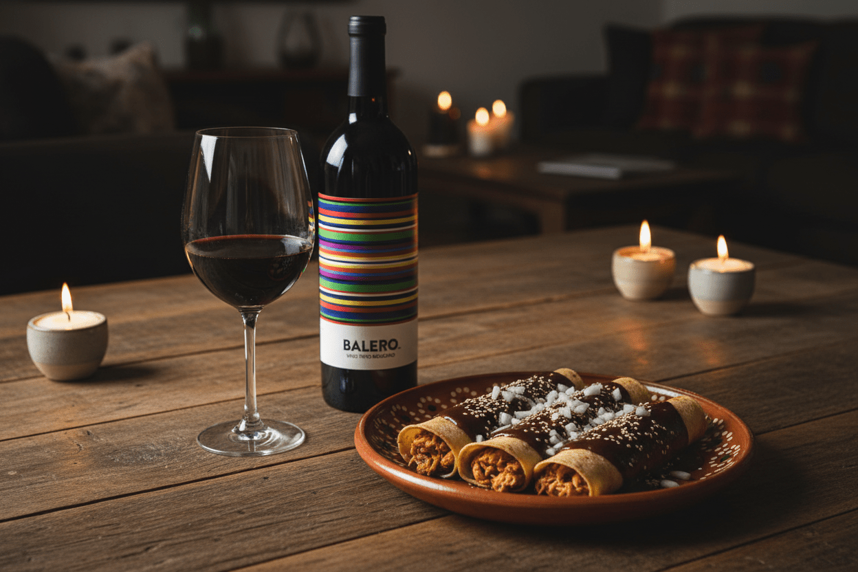 Vino Tinto Balero Cabernet Merlot Syrah 750ml México - Vino Mexicano - La Cava
