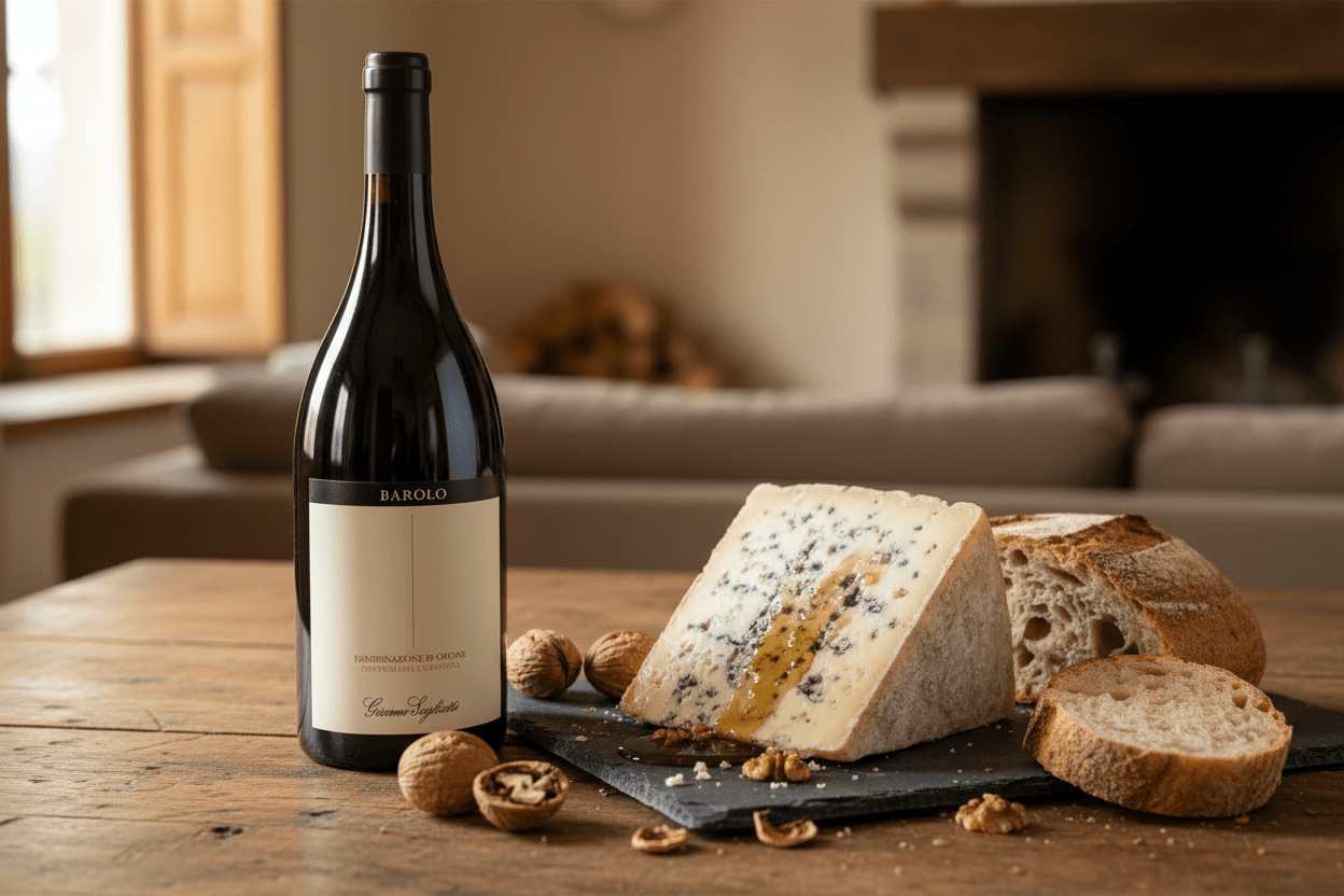 Vino tinto barolo serra dei turchi magnum 2018 Italia - La Cava