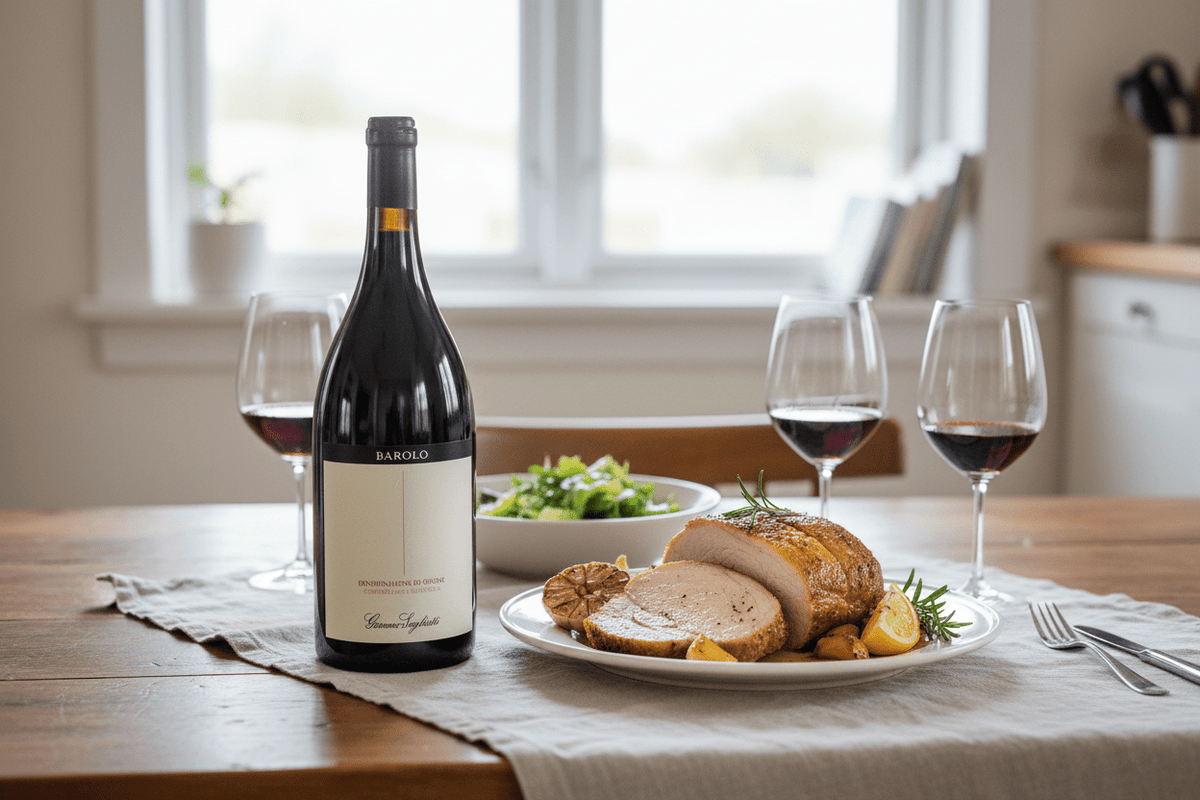 Vino tinto barolo serra dei turchi magnum 2018 Italia - La Cava