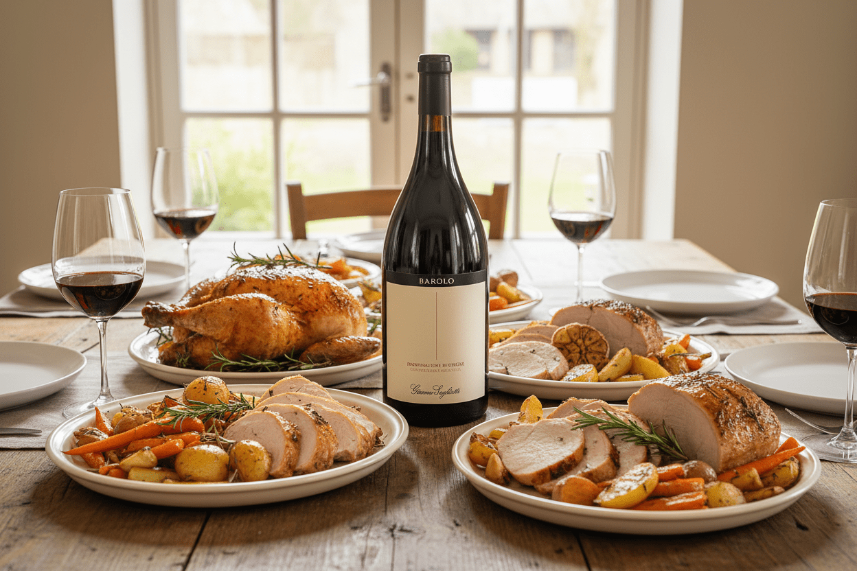 Vino tinto barolo serra dei turchi magnum 2018 Italia - La Cava