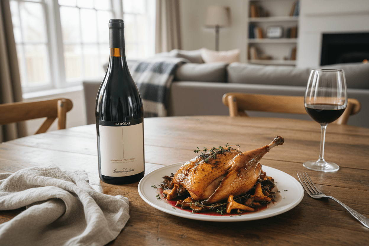 Vino tinto barolo serra dei turchi magnum 2018 Italia - La Cava