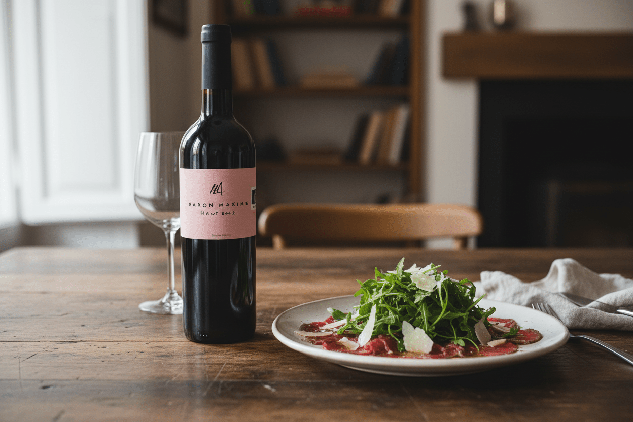Vino Tinto Baron Maxime Pinot Noir 750ml IGP Méditerranée - Vino de Francia - La Cava