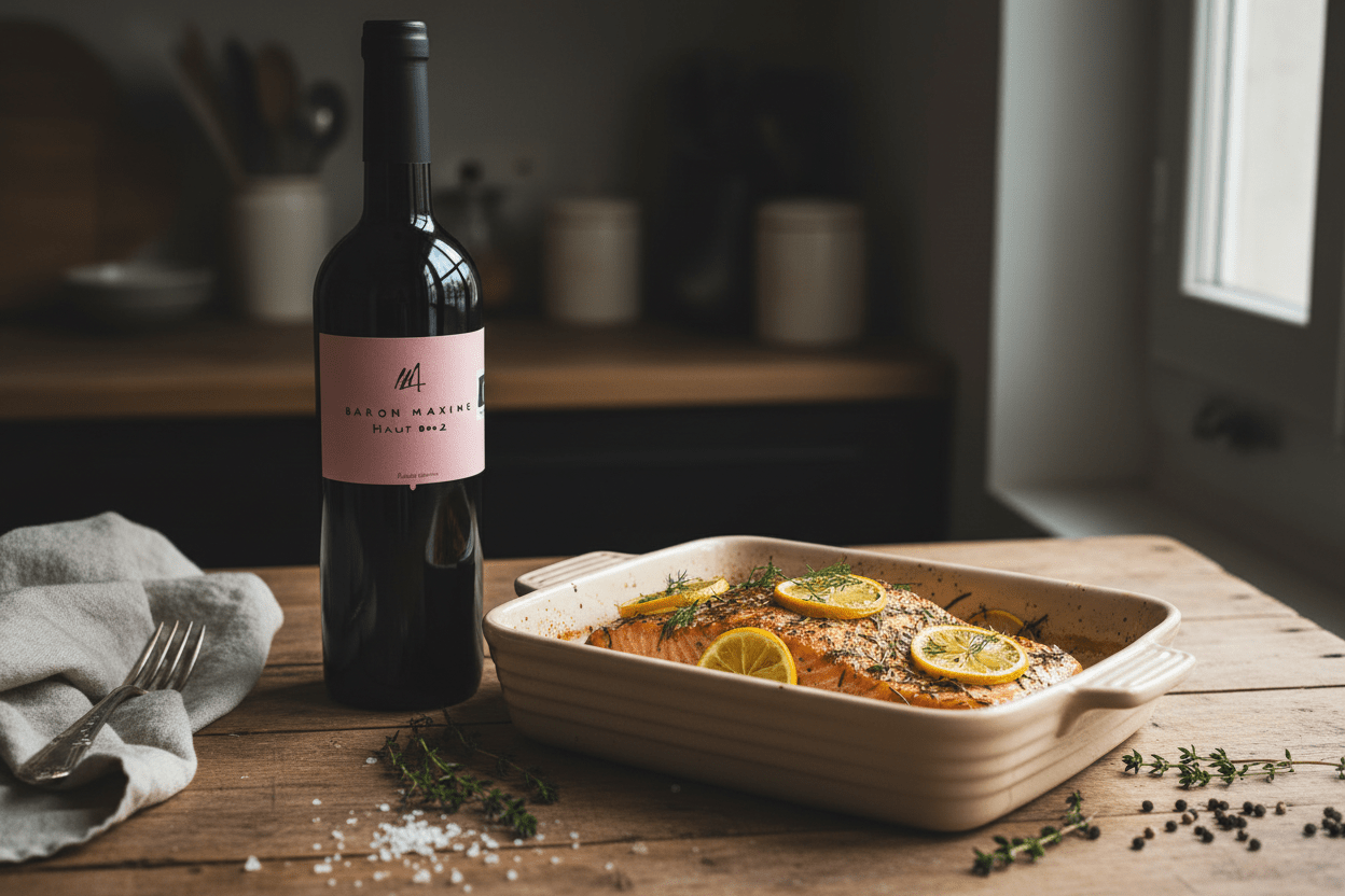 Vino Tinto Baron Maxime Pinot Noir 750ml IGP Méditerranée - Vino de Francia - La Cava