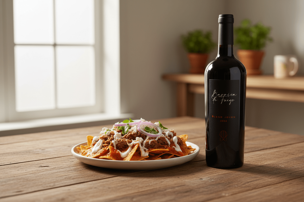 Vino Tinto Barrica De Fuego Blend Joven - Vino Mexicano - La Cava