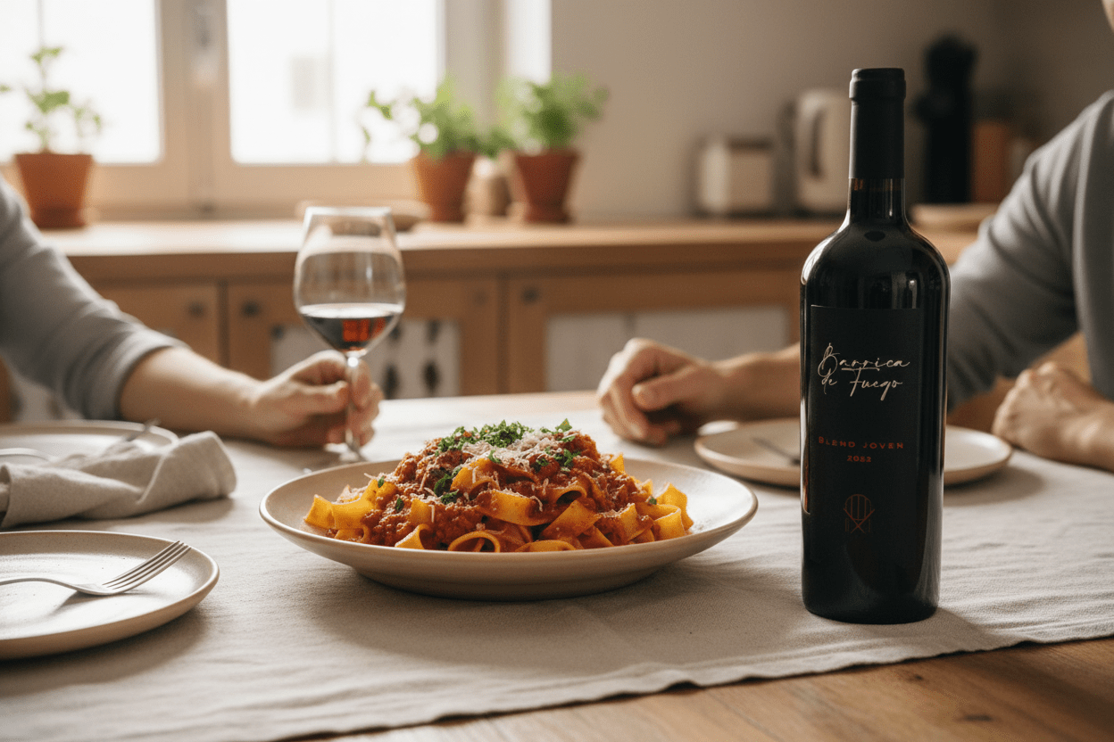 Vino Tinto Barrica De Fuego Blend Joven - Vino Mexicano - La Cava