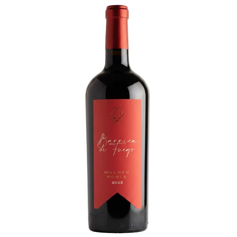 Vino Tinto Barrica De Fuego Malbec Roble - Vino Mexicano - La Cava