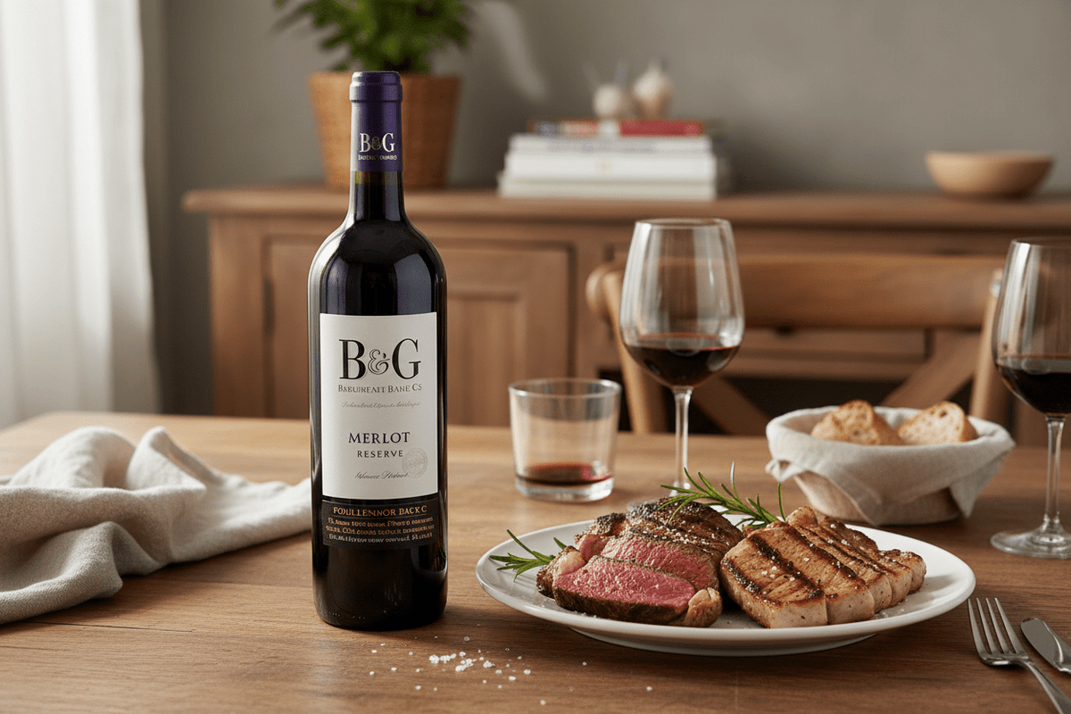 Vino Tinto Barton & Guestier B&G Merlot Réserve 750ml - Vino de Francia - La Cava