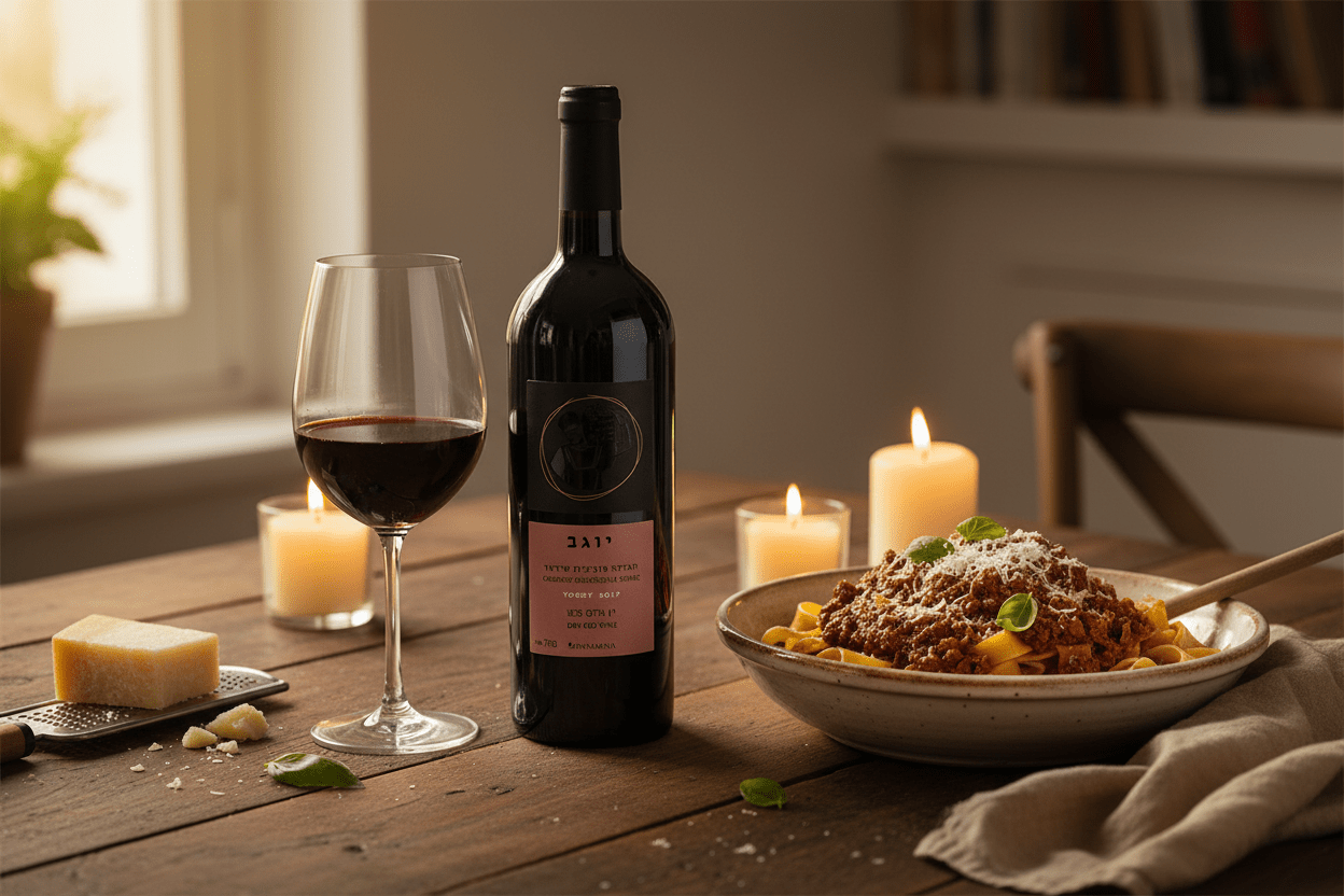 Vino Tinto Binyamina Yogev Cabernet Shiraz 750ml Israel - La Cava