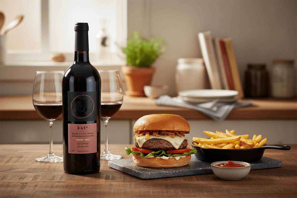 Vino Tinto Binyamina Yogev Cabernet Shiraz 750ml Israel - La Cava