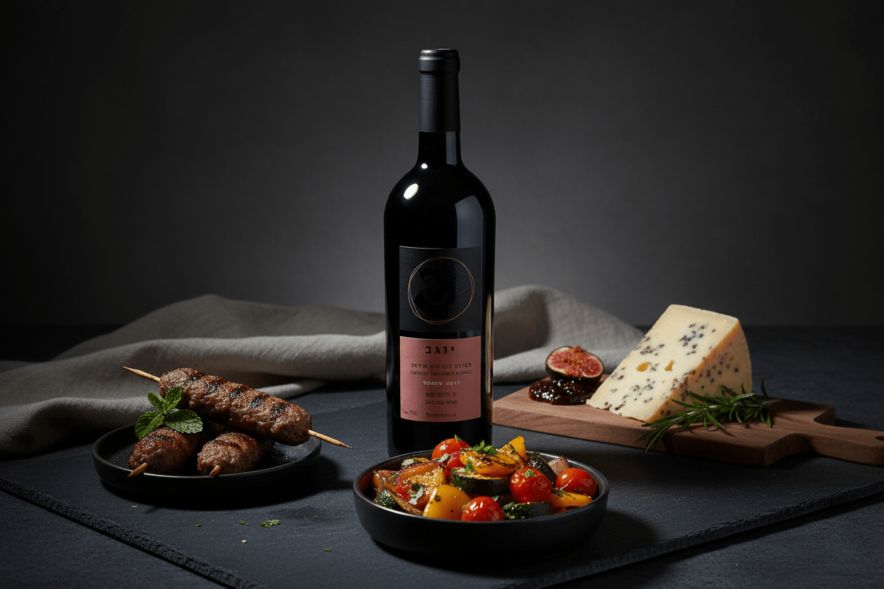 Vino Tinto Binyamina Yogev Cabernet Shiraz 750ml Israel - La Cava