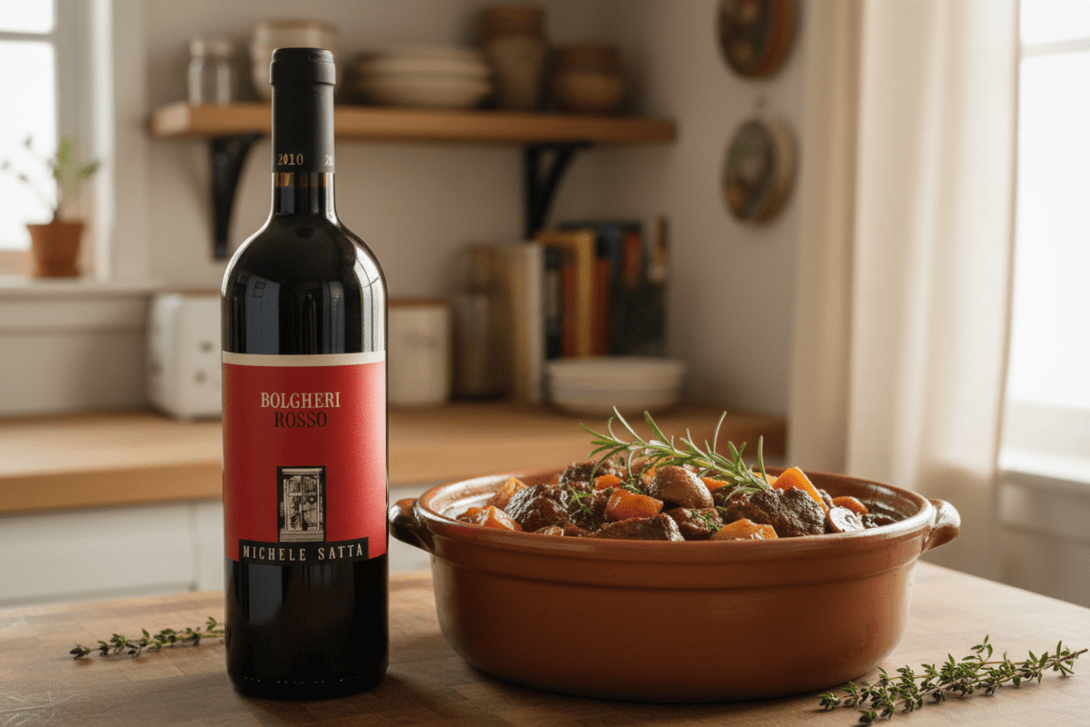 Vino tinto bolgheri rosso 2021 750ml Italia - La Cava