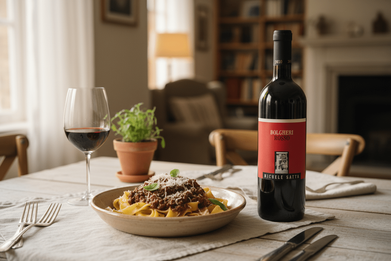 Vino tinto bolgheri rosso 2021 750ml Italia - La Cava