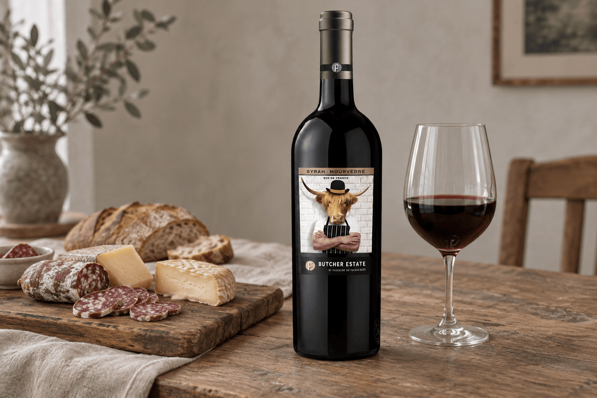 Vino Tinto Butcher Estate Boeuf IGP Pays d'Oc - La Cava