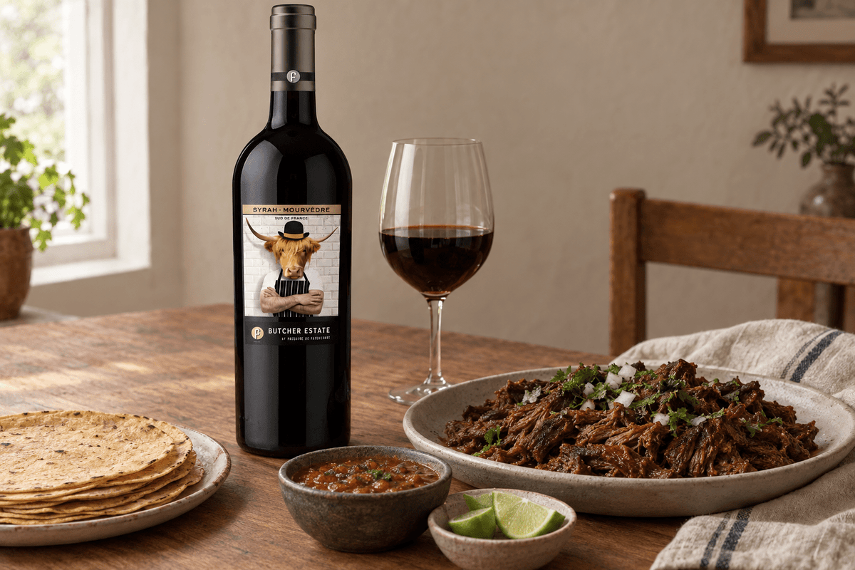 Vino Tinto Butcher Estate Boeuf IGP Pays d'Oc - La Cava