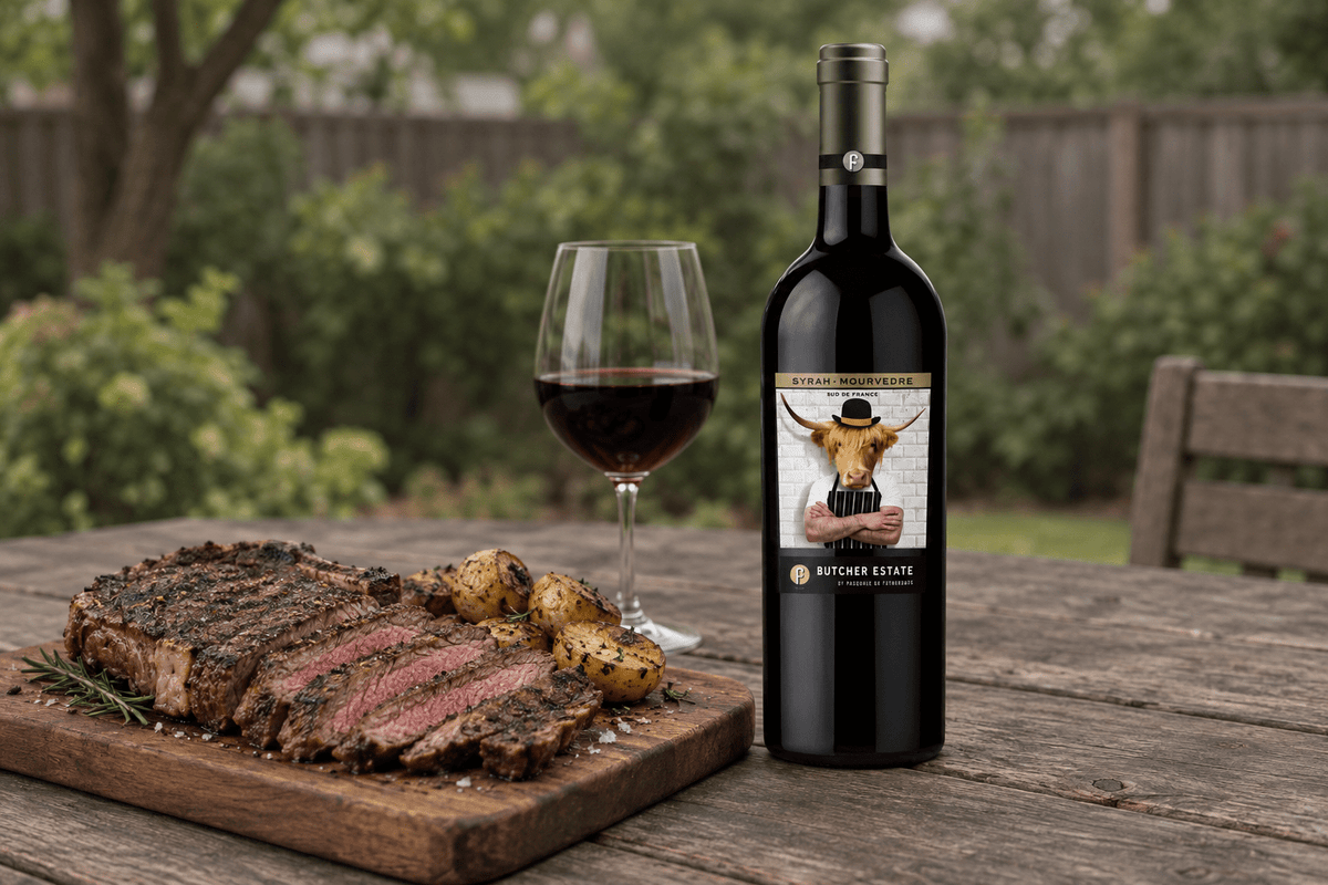 Vino Tinto Butcher Estate Boeuf IGP Pays d'Oc - La Cava