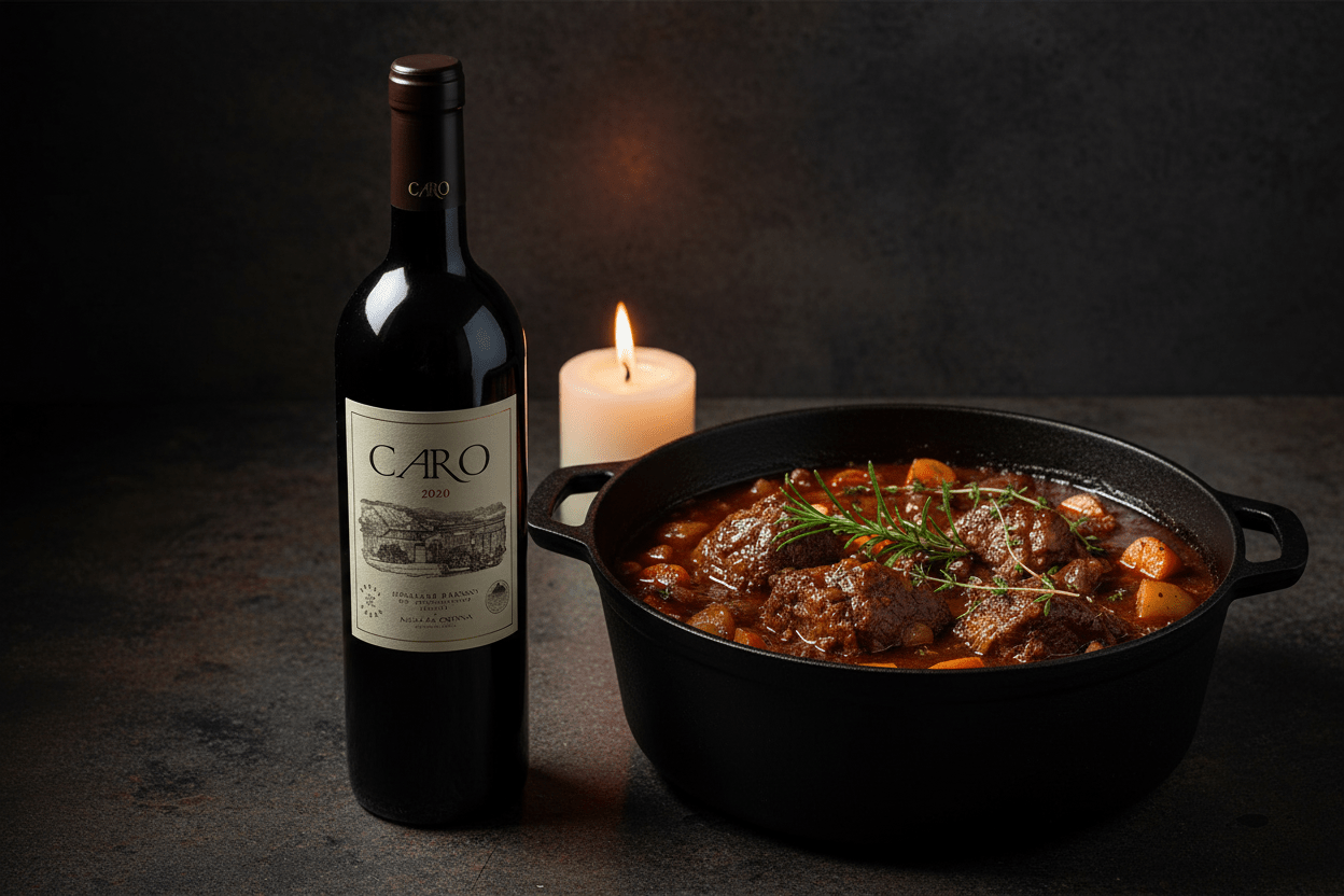Vino Tinto Caro 750ml 2020 - Vino Argentino - La Cava