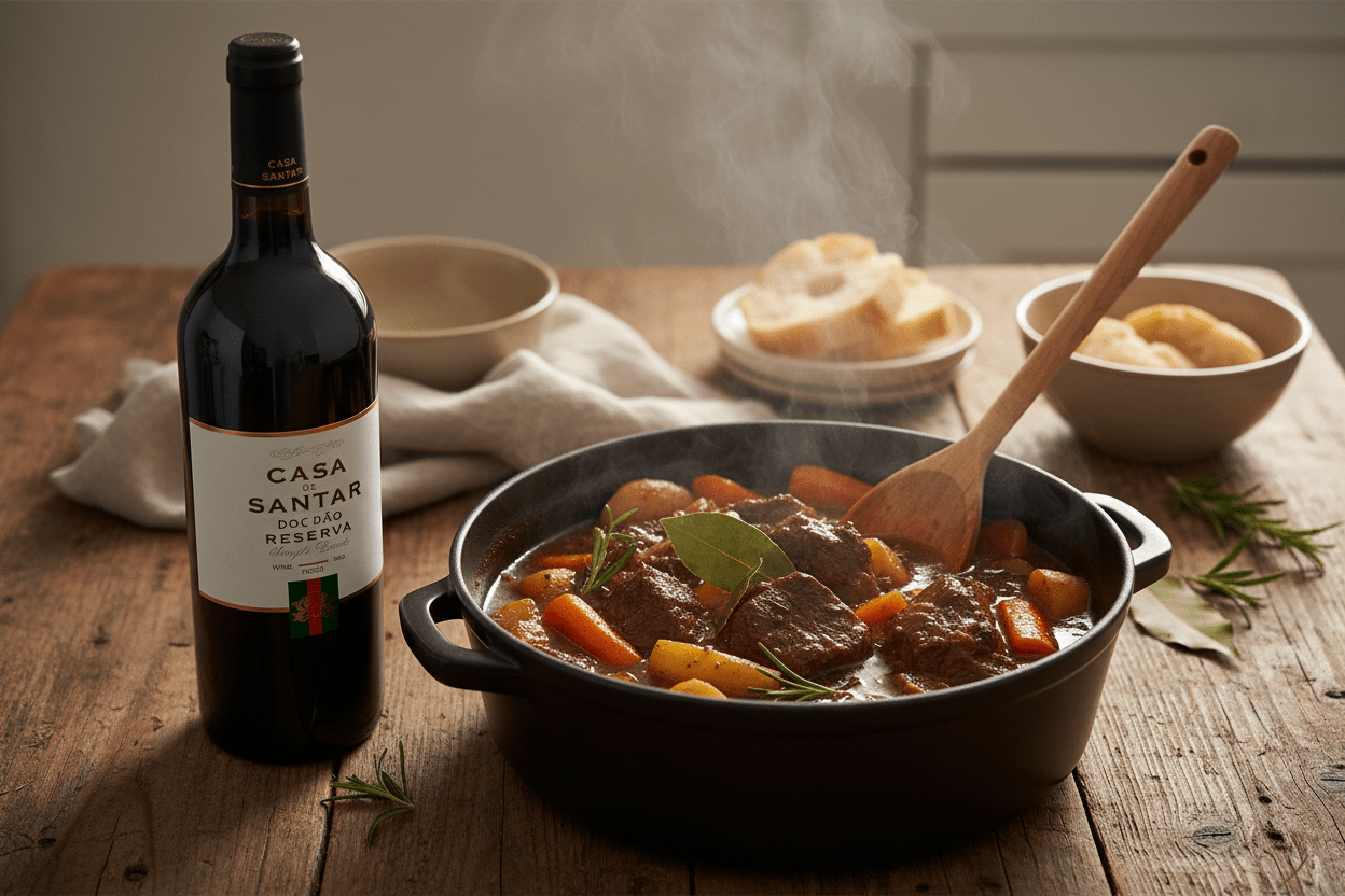 Vino Tinto Casa de Santar Reserva tinto red 2020 - Vino de Portugal - La Cava