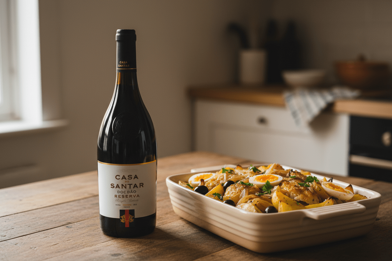 Vino Tinto Casa de Santar Reserva tinto red 2020 - Vino de Portugal - La Cava