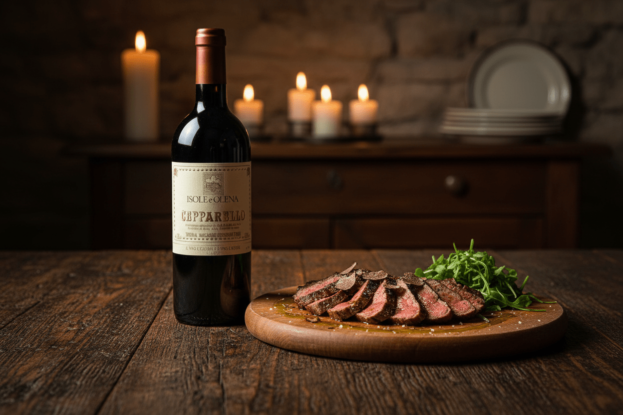Vino tinto cepparello 2021 Italia - La Cava