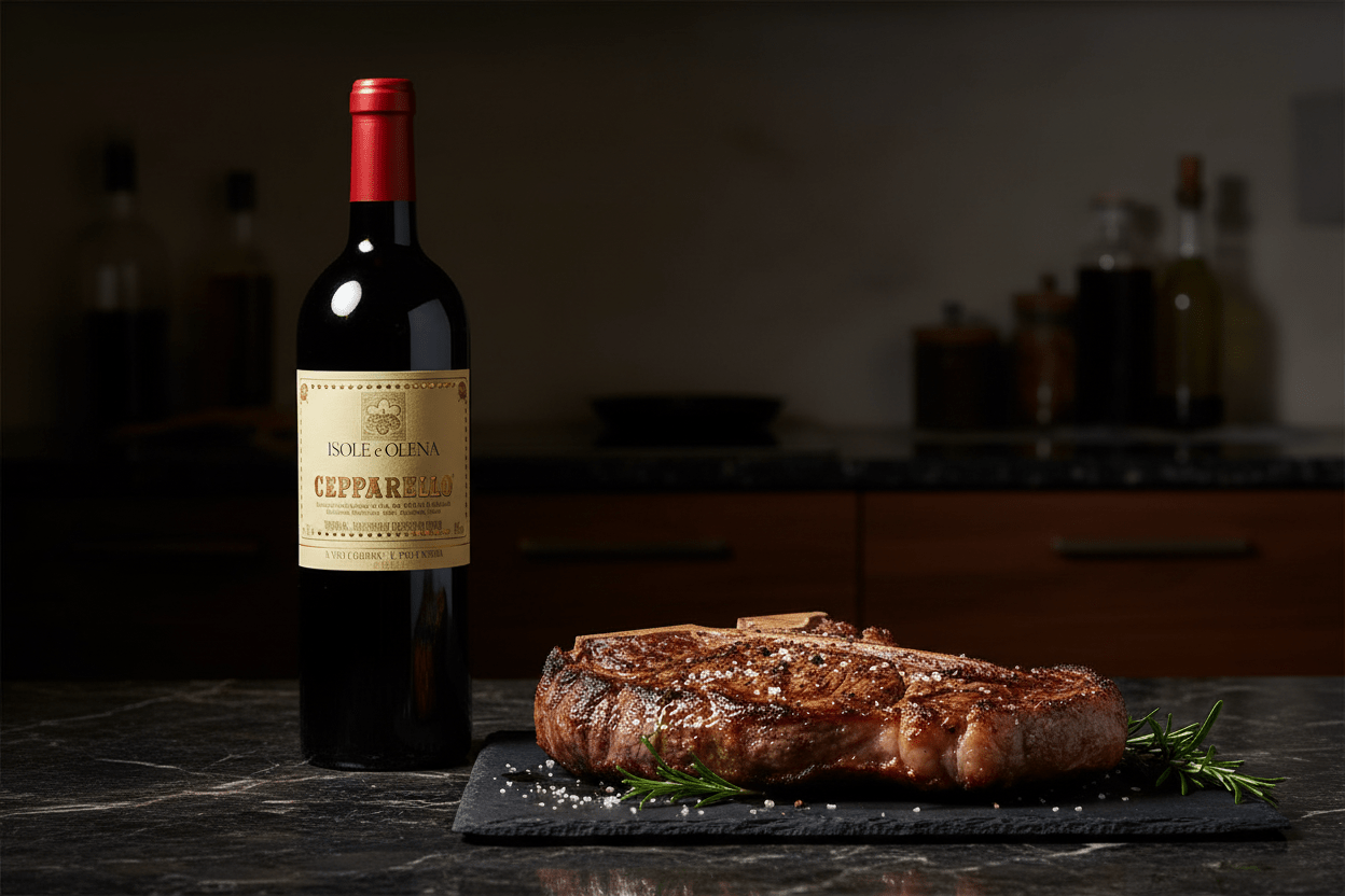 Vino tinto cepparello magnum 2020 Italia - La Cava