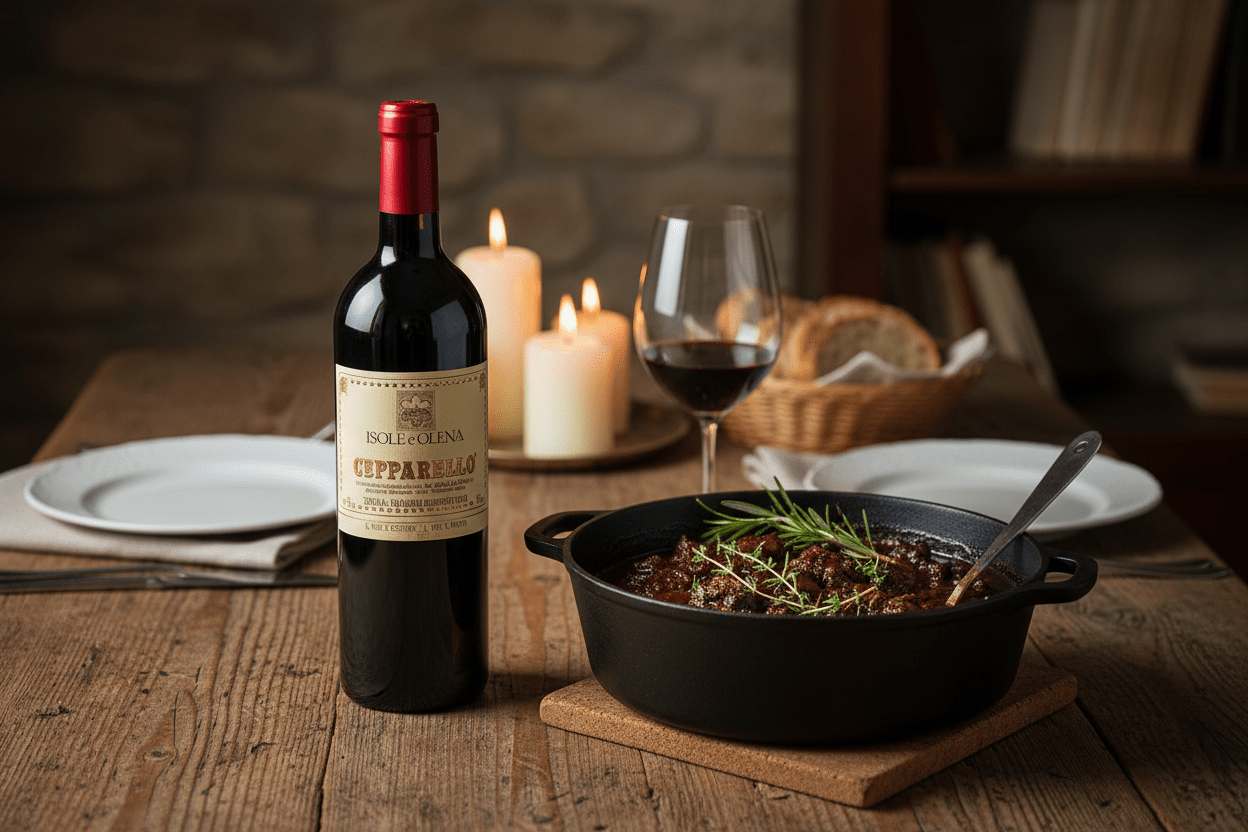 Vino tinto cepparello magnum 2021 Italia - La Cava