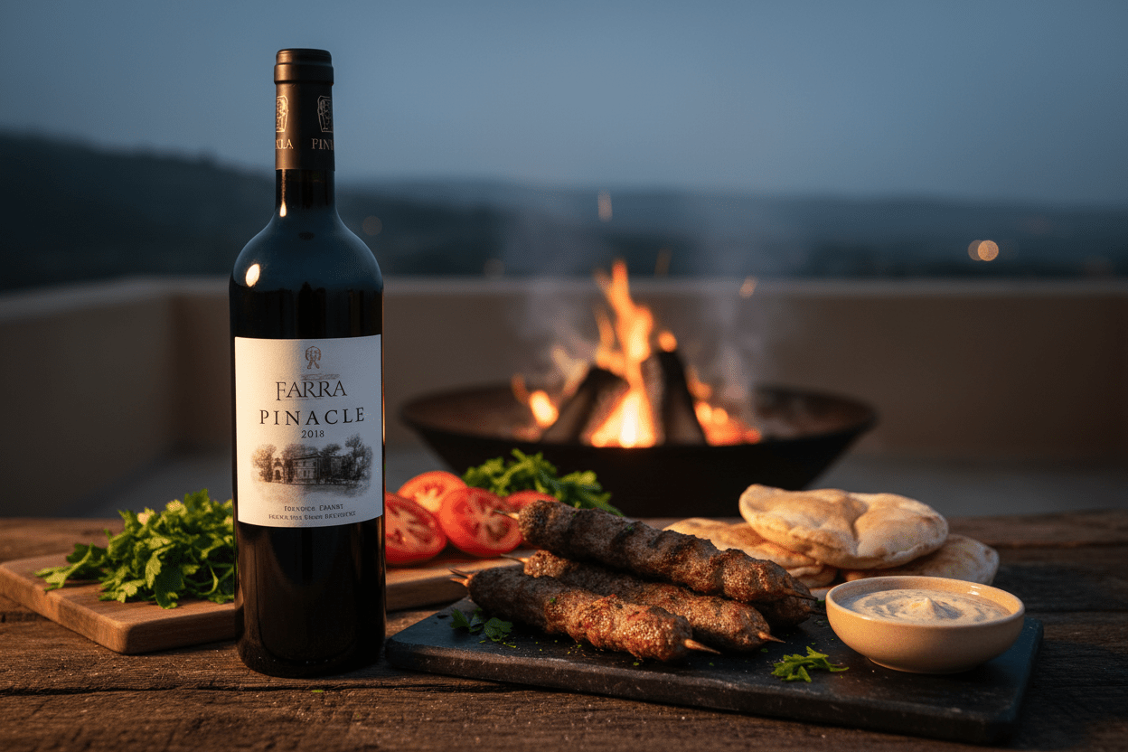 Vino Tinto Château Fakra Pinacle 750ml Ensamble Libanés Valle de la Bekaa - Vino de Líbano - La Cava