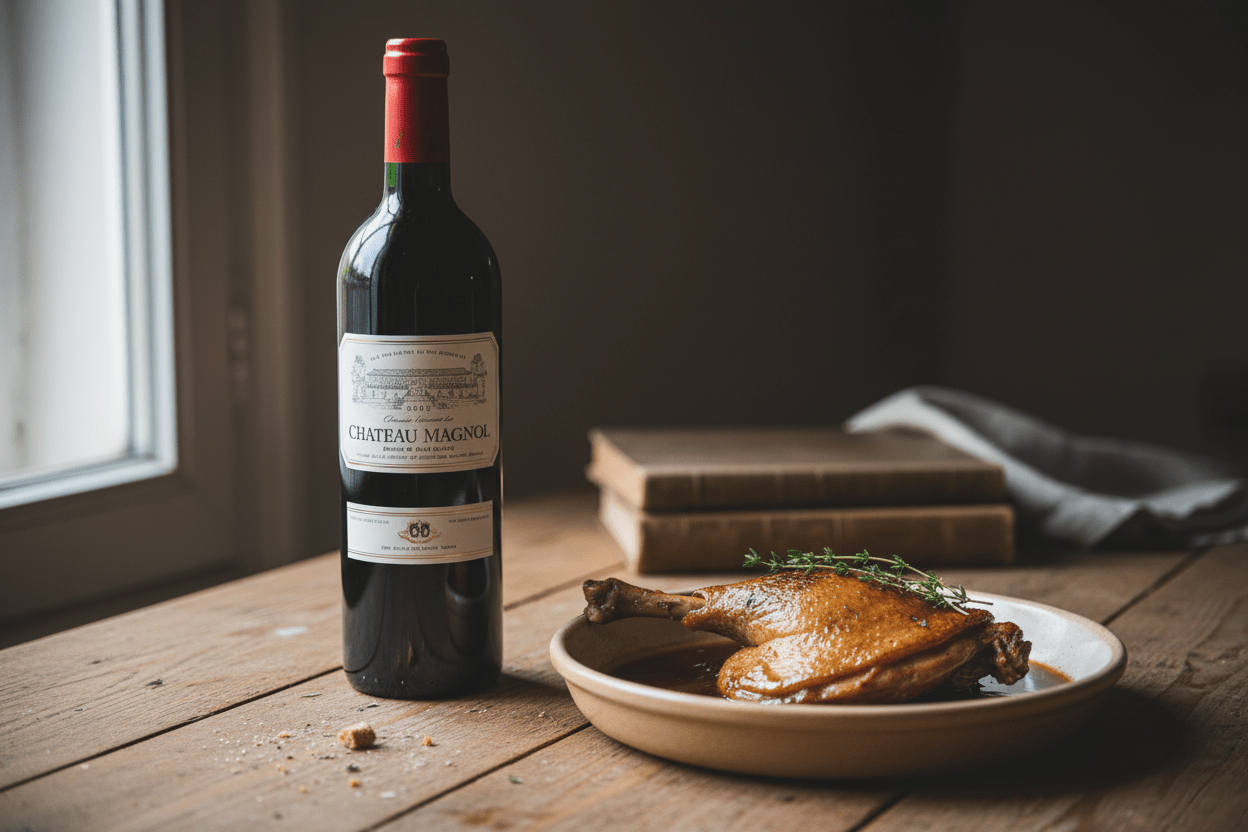 Vino Tinto Château Magnol 750ml Burdeos - Vino de Francia - La Cava