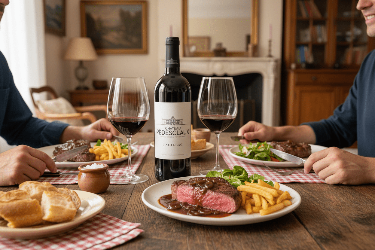 Vino Tinto Château Pédesclaux 2020 750ml AOC Pauillac, Francia - La Cava