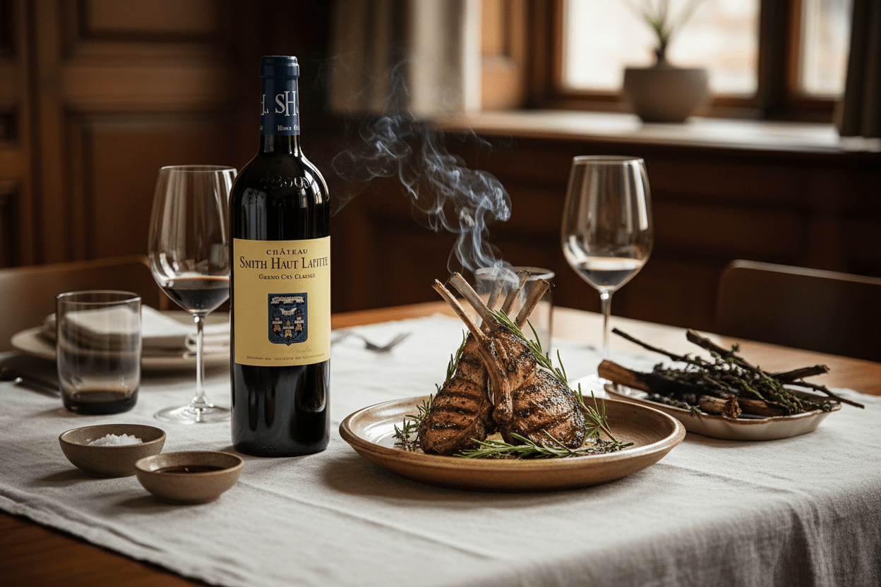 Vino Tinto Château Smith Haut Lafitte 2017 750ml Grand Cru de Graves Francia - La Cava