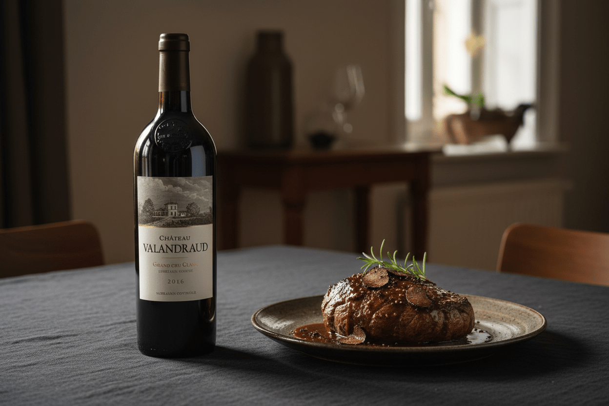 Vino Tinto château valandraud 2016 Bordeaux Francia - La Cava
