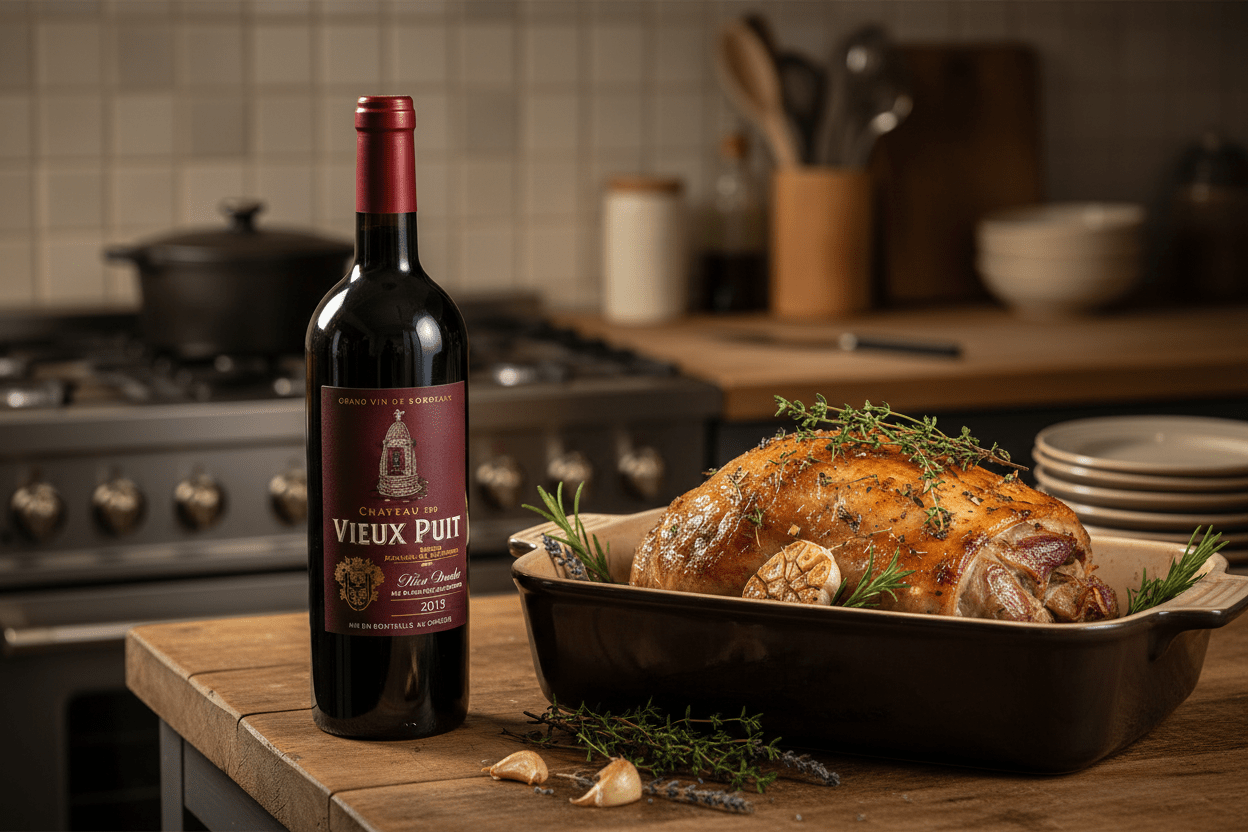 Vino Tinto Château Vieux Puit Petit Verdot 750ml - Vino de Francia - La Cava